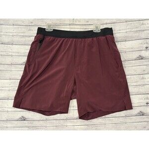 Ten Thousand Mens Interval Short Mens Size XL  7" Inseam Maroon no liner